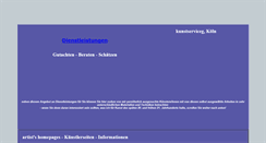 Desktop Screenshot of kunstserviceg.de